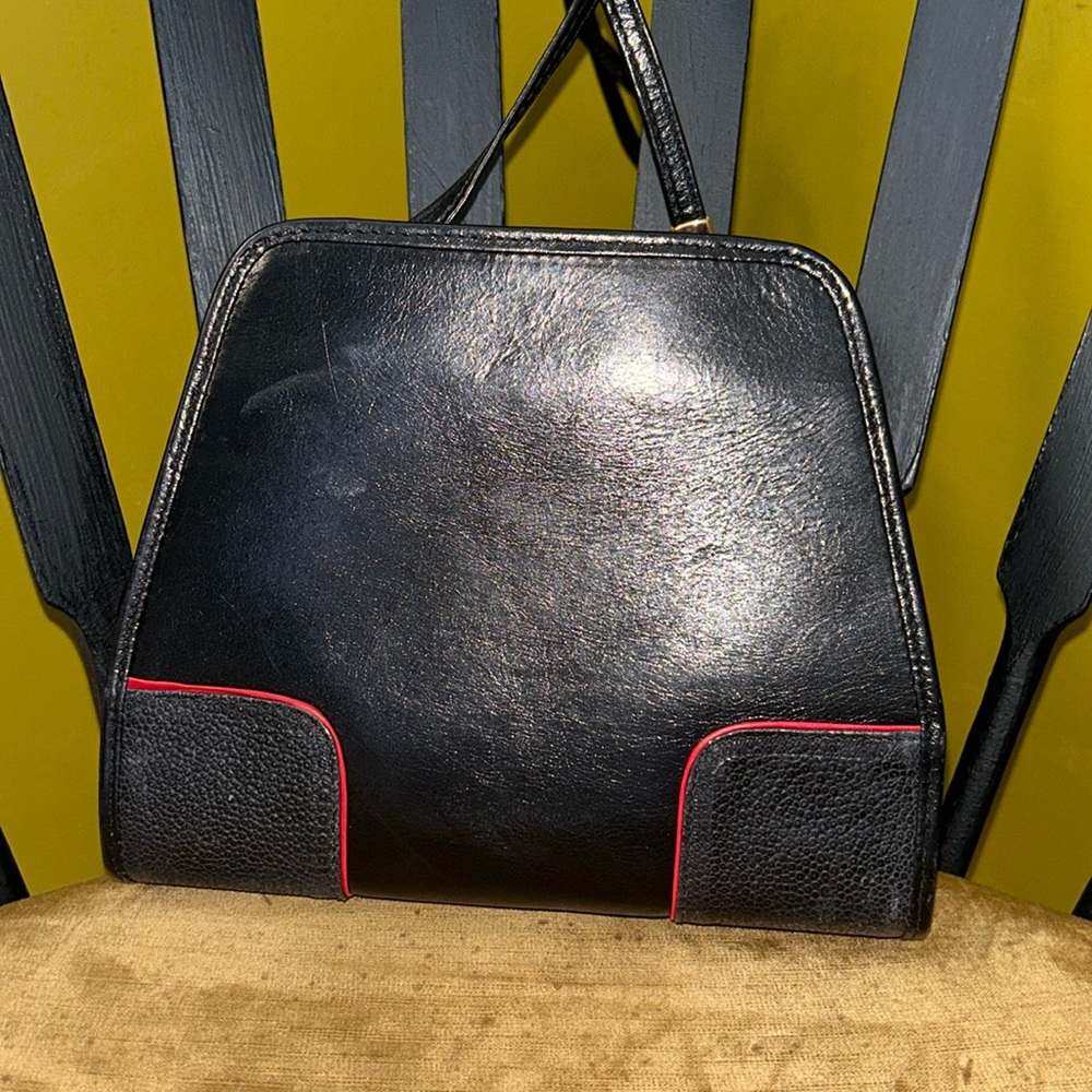 Vintage black crossbody bag